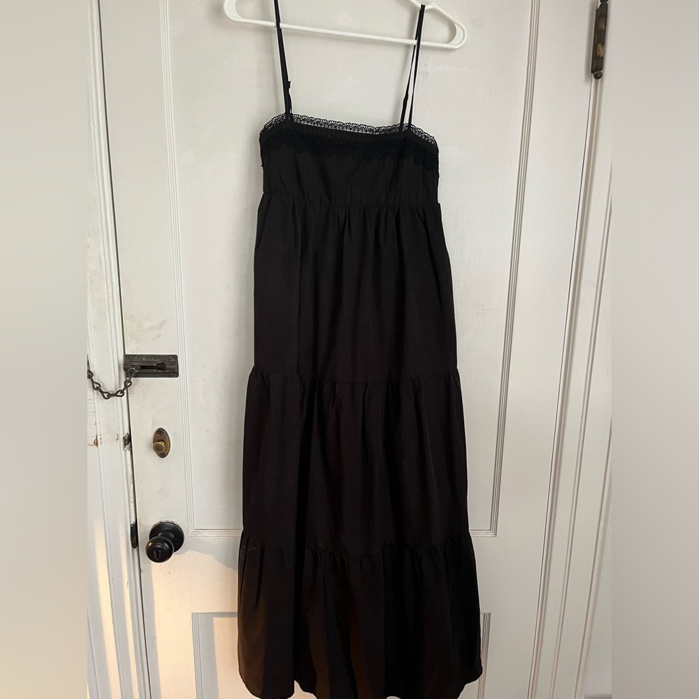 Zara black maxi dress